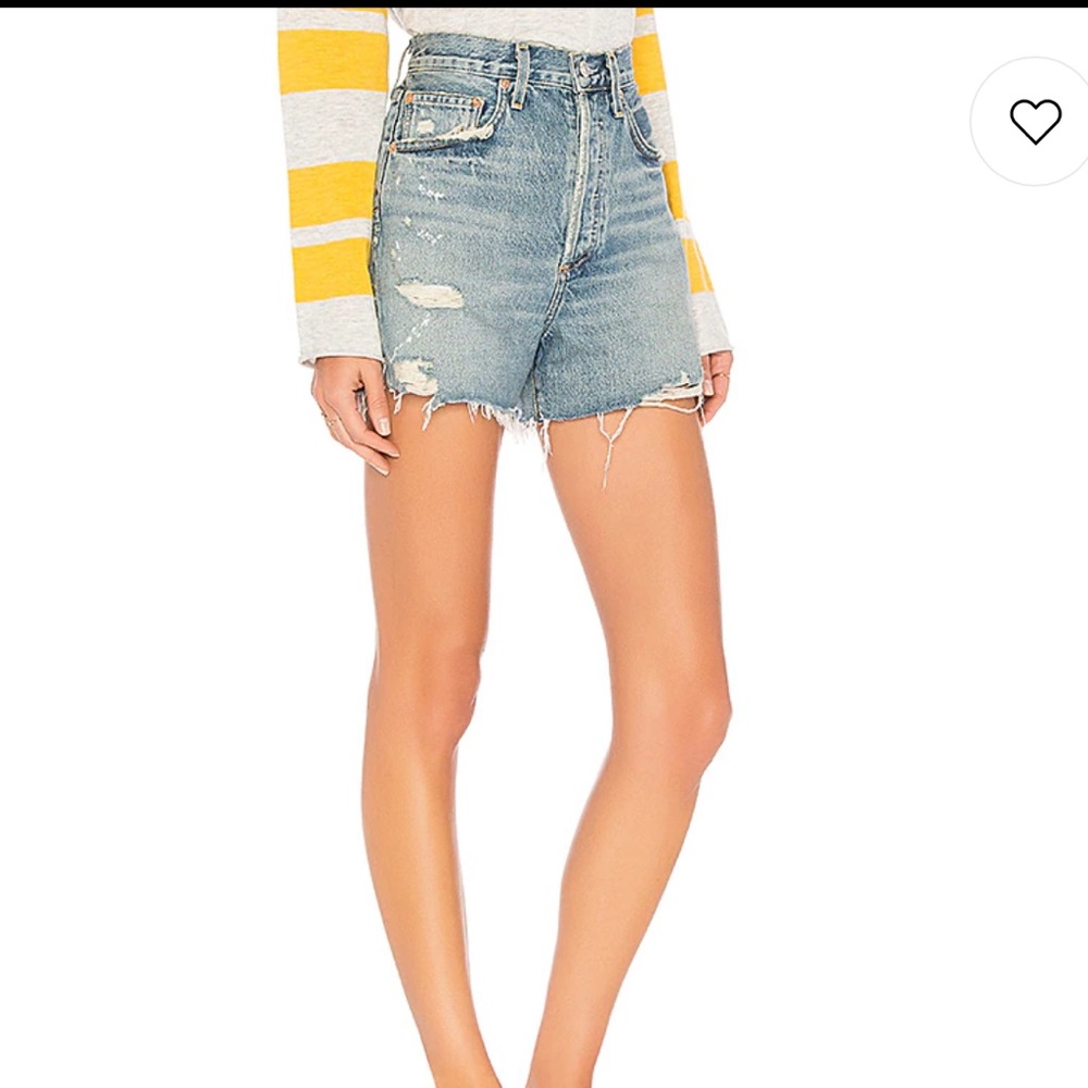 Agolde Dee Shorts in Ricochet